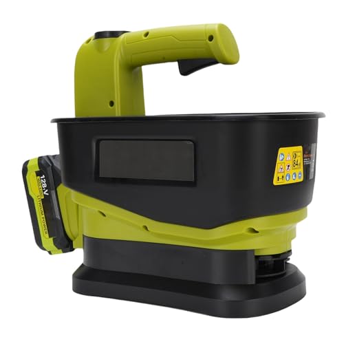 HELEVIA Spargitore di Potenza Portatile, Diffusione per Fertilizzanti a Batteria Ricaricabile, per L'alimentazione delle Verdure