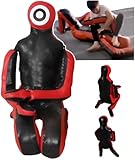 Japard Wrestling Dummy Grappling Jiu Jitsu MMA for Adult, 170 cm / 5.57 ft BJJ Submission, Premium Faux Leather Boxing Judo Mannequin, Throwing Choking Sitting Self Defense