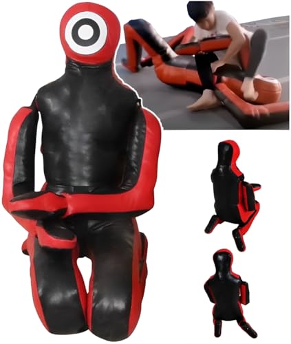 Japard Wrestling Dummy Grappling Jiu Jitsu MMA for Adult, 170 cm / 5.57 ft BJJ Submission, Premium Faux Leather Boxing Judo Mannequin, Throwing Choking Sitting Self Defense