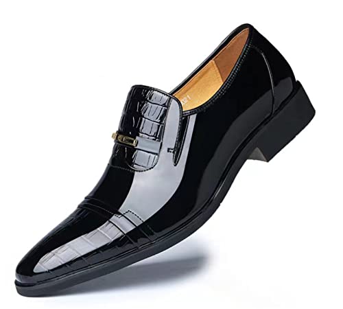CHUUMEE Men's Dress Shoes Slip-on Loafers Men's Casual Business Leather Shoes
