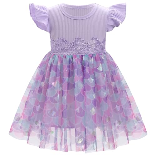 Toddlers Baby Girls Birthday Party Dress Strawberry Mermaid Theme Birthday Cake Crush Photograph