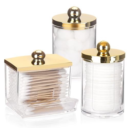 Tbestmax 3 Pack Qtips Dispenser - Bathroom Organizers and Storage...