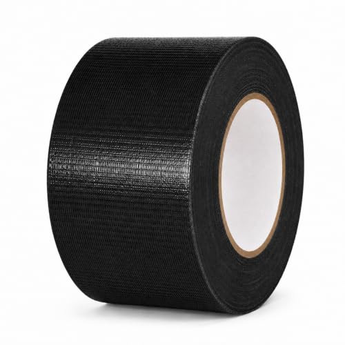 Image of GGR Supplies CDT-36 Industrial Grade Cloth Duct Tape, Black 2.5 Inch x 60 Yards, Waterproof UV Resistant Heavy Duty, Clean Removal with No Sticky Residue for Repairs, Packaging, and Bundling