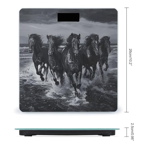 Báscula Digital para Baño con Pantalla LCD y Vidrio Templado miniatura 2