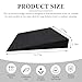 FSTURIOS Auto Seat Wedge Leveling Cushion, Comfortable Ergonomic Wedge Foam Pad Car Seat Cushion, Angled Design Rear Seat Pad Office Chair Support Cushion for Pain Relief