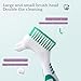 Octuitey [2025 Upgrade] 9Pcs Denture Brush，Denture Toothbrushes，Denture Cleaning Brush ，Double Sided Toothbrush，9Color