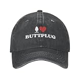 I Love Buttplug Hat I Love My Buttplug Cap Funny Sexy Jokes Men Trucker Hat Black