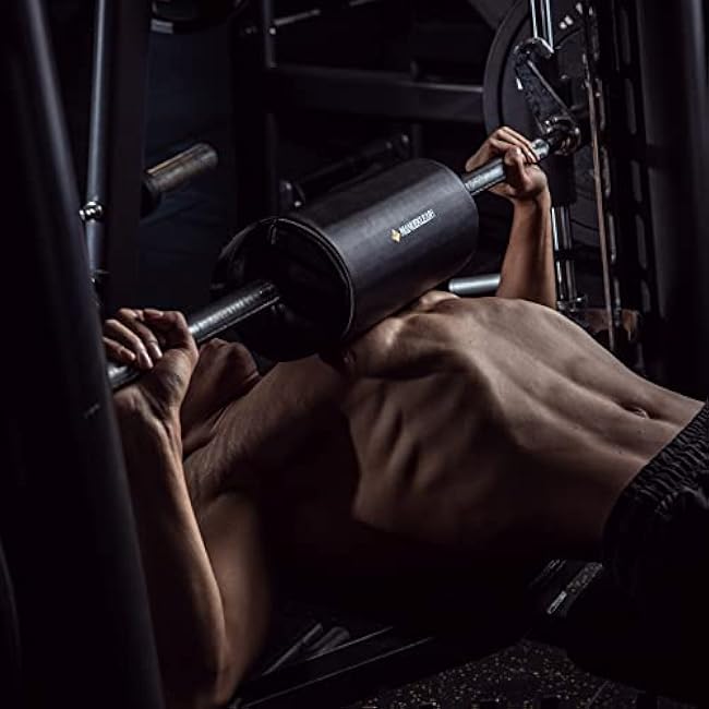 Hip Thrust Pad for Barbell 3.5 Thick Leather Olympic Barbell Pad for Bench Press Weightlifting Powerlifting