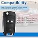 Lehicriar Car Key Fob Replacement for 2010-2017 Chevy Equinox/ Chevrolet Sonic/ GMC Terrain (OHT01060512) Flip Keyless Entry Remote (Set of 2)