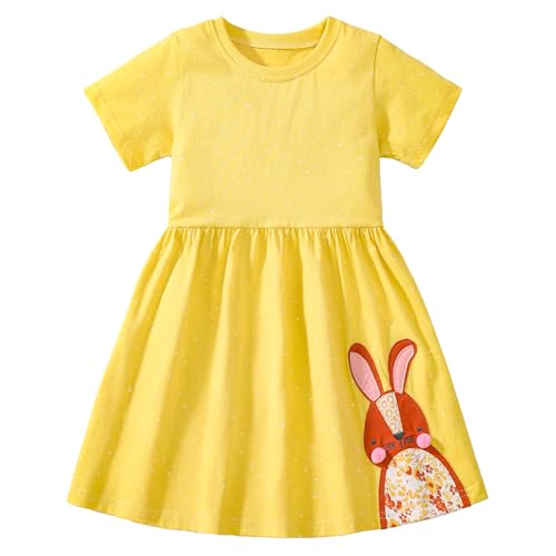Vestido unicornio niña de algodón el regalo ideal para cumpleaños y verano casual