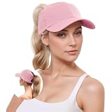 YAMEE Gorra de Béisbol para Mujer Verano con Malla Transpirable coleta,Playa