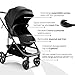 Mompush Wiz Pro 4-in-1 Baby Stroller with Newborn Mode, Full-Size All-Terrain Premium Stroller from Newborn to Toddler, Snack Tray Included for Easy Feeding & Outing, Lay-Flat in Seconds