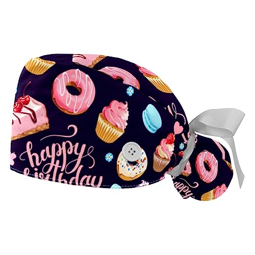Bonnets bouffants imprimé crème glacée parfaits pour égayer le quotidien en cuisine et laboratoires