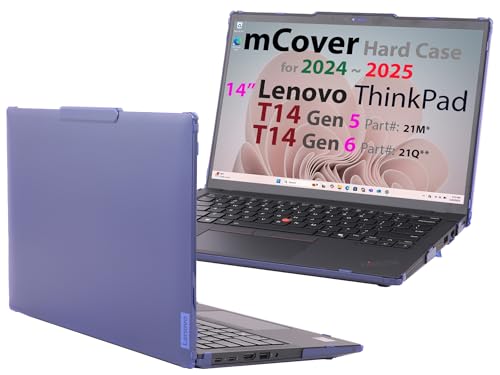 Coque Lenovo ThinkPad T14 Gen 5 rigide bleue pour sécuriser vos déplacements