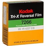 Kodak TXR-464 Tri-X Reversal Black & White, Silent Super 8 Movie Film, 50 Foot Cartridge, Film #7266, ISO 200 / 160, #502-9046, *USA*
