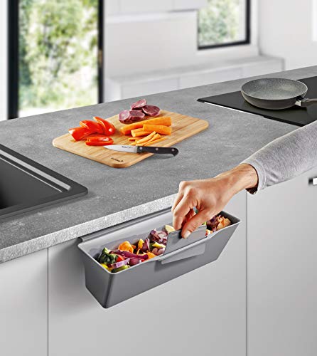 Metaltex opvangbak voor keukenafval, grijs, 35x16x13 cm - Image 5