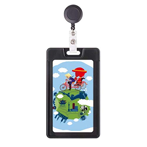 Porte-badge rétractable Grande Muraille avec finitions soignées