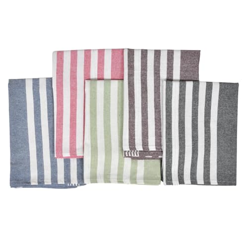 Image of Premium Hand Towels | 180 GSM Cotton Hand Towels | Hand Towel Set of 5 | Hand Towel for Gym | Soft Towels | Size 16W x 25L (Multicolor, Pack of 5)