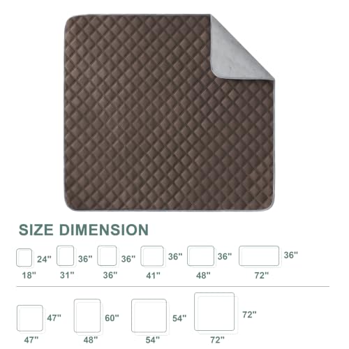Image of Eterish Washable Pee Pads for Dogs Large /Extra Large 31'' x 36'' 2 Pack | Reusable Absorbent Pet Puppy Dog Training Pads Non-Slip, Waterproof Whelping Potty Pads for Dogs Leak-Proof