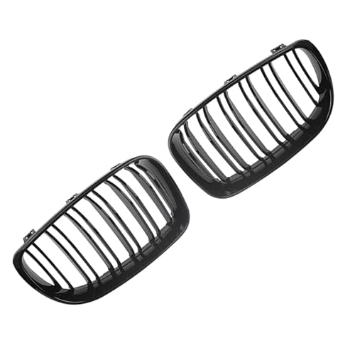 Rejilla de parachoques delantero estilo carreras con doble listón para Serie 1 135i y 125i