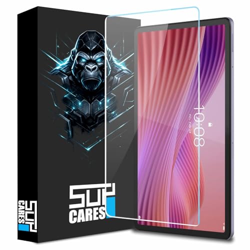 Image of SupCares Tempered Glass for Lenovo Tab Tablet TB-311FU / 311XU (10.1 Inch) With Installation Kit | Military-Grade Gorilla Screen Protector | Edge to Edge Coverage | Transparent