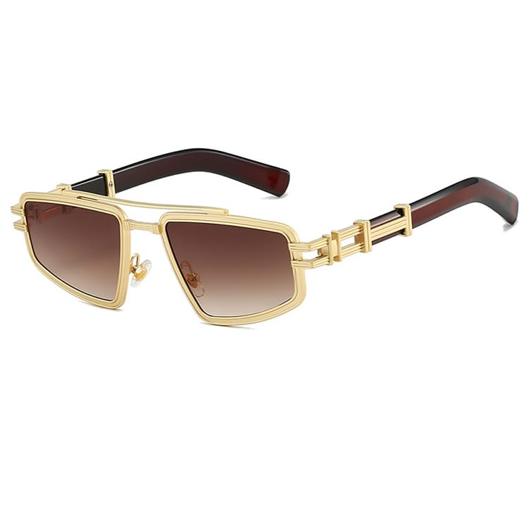 bullabulling Retro Pilot Sunglasses Fashion Cat Eye Black Shades UV400 Trending Punk Women Luxury Sun Glasses