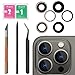 3 Pcs 13 Pro Camera Lens Glass Replacement for iPhone 13 Pro,13 Pro Back Rear Camera Lens Replacement with Pre-Installed Adhesive, Back Glass Camera Lens,Repair Tool Set(for iPhone 13 Pro 6.1 Inches)