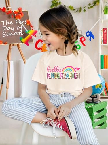 First Day of School Shirt Girls Boys Preschool to 5th Grade Tshirt Kids Back to School Graphic Tee Tops2