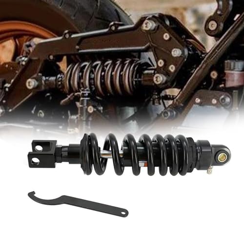 Amortisseur arrière de moto noir réglable 310-340mm robuste pour suspension de rechange modifiée