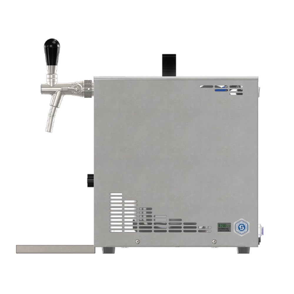 Tireuse a biere, PYGMY 25, machine a biere, Refroidisseur à sec 1 sortie en acier inoxydable, pompe a biere 30 litres/h, Green Line
