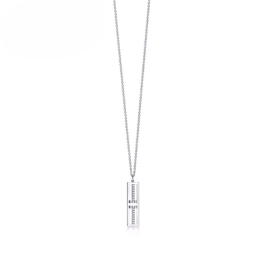 Collier de tempérament T Logo le cadeau d'élégance idéal - 2