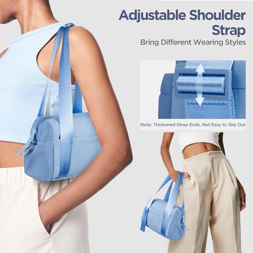 Mini Gym Bag for Women Girls Small Gym Tote Bag with Wet Compartment Waterproof Travel Duffle Bag Cute Workout Sport Bag3