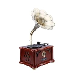Phonograph Tourne-disque rétro phonographe trompette antique tourne-disque vinyle européen bois massif salon vintage gramophone chaque famille - Les Beatles, Paul McCartney, John Lennon, RIngo Starr, George Harrison Phonograph Tourne-disque rétro phonographe trompette antique tourne-disque vinyle européen bois massif salon vintage gramophone chaque famille – Image 4
