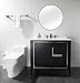 PARLOS Two-Handle High Arc Bathroom Sink Faucet with Metal Pop Up Drain and cUPC Faucet Supply Lines Widespread 8 inch Deck Mounted,Oil Rubbed Bronze, Doris 14173