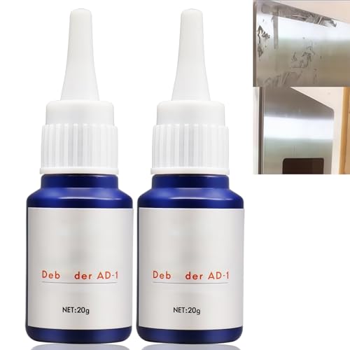 2PCS Super Glue Remover Adhesive Remover Sticky Stuff Remover Hardened Glue Remover for All Surfaces Car Sticker Remover Label Remover Multipurpose Gel Glue Remove Adhesive Safely Removes Stickers