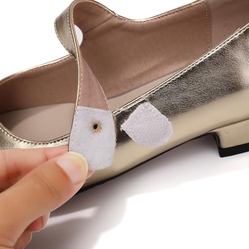 AOQUNFS Girl's Ballroom Latin Dance Shoes Slip On Dress Mary Janes Ankle Strap Low Heel Pumps,DS-180702