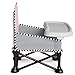 Summer by Bright Starts Pop 'N Sit Portable Booster Chair, Floor Seat, Indoor/Outdoor Use, Compact Fold, Bubble Gum, 6 Mos - 3 Yrs