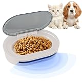 Automatic Cat Feeder,Pet Feeder with Infrared Sensor Cover,Pet Food Dispenser with Removable Bowl,Moisture-proof Smart Bowl for Pet Cat and Dog,350ml
