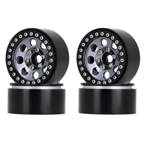 GoolRC �A���~�����z�C�[������ �r�[�h���b�N 2.2�C���` �z�C�[������ �n�u 4�� TRAX4 SCX10 90046 AXI03007 RedCat Gen8 1/10 �����[�g�R���g���[���J�[�p�����i