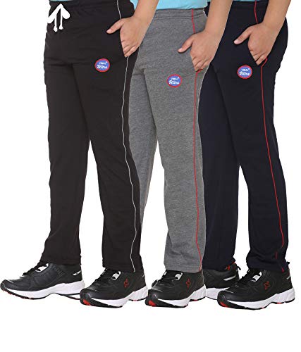 Image of Mack Jonney Boy's Regular Fit Trackpants (Pack of 3)