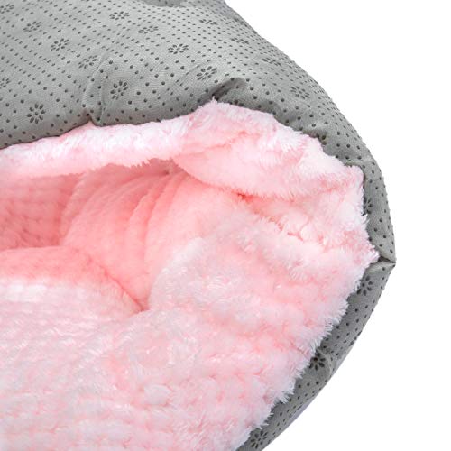 Wonder Miracle Fuzzy Deluxe Pet Beds, Super Plush Dog Or Cat Beds Ideal For Dog Crates, Machine Wash & Dryer Friendly (15" X 23", S-Baby Pink) #TOP6