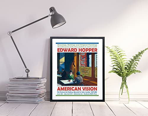 Affiche Edward Hopper : Poster Exposition Wallbuddy 28x36 cm - 6