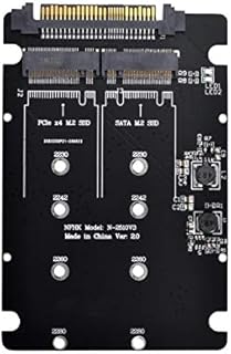 cablecc SFF-8639 NVME U.2 to Combo NGFF M.2 M-Key SATA PCIe SSD Adapter for Mainboard Replace SSD 750 p3600 p3700