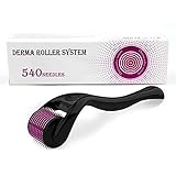 Dermaroller, Microneedling Roller,0,5mm Dermaroller zur Behandlung von Haarausfall,Bartwuchs Roller, Bartroller, Dermaroller für Bart Wachstum und Bartpflege