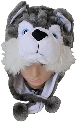 LightYear Furry Fluffy Animal Husky Boys Girls Kids Cosplay Party Winter Hat Cap