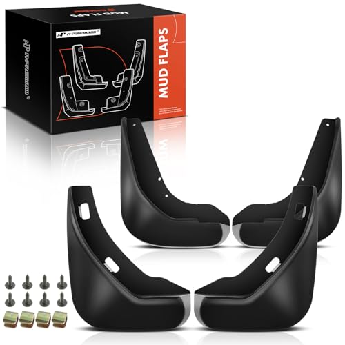 A-Premium Mud Flaps Splash Guards Mudguards Mudflaps with Hardware Kits Accessory Compatible with Buick Lucerne (for CX, CXL, CXS, CXL Special Edition, Super) 2006-2011 Sedan, Front and Rear, 4-PC Set