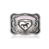 MASOP VOGU Cowgirl Up Belt Western Cowgirl Rodeo Belt Buckles for Women Girls Fashion Jean's Accessory Cowgirl...