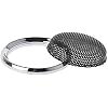 2PCS Tweeter for Grids Speakers Loudspeaker Replacement Net Access,ABS+Metal