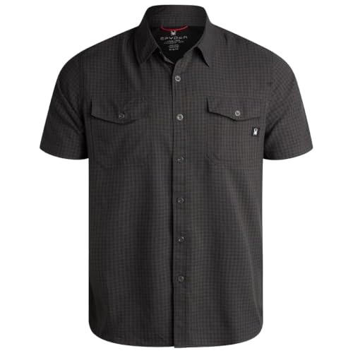 Chemise Spyder manches courtes homme boutonnée contre la chaleur estivale