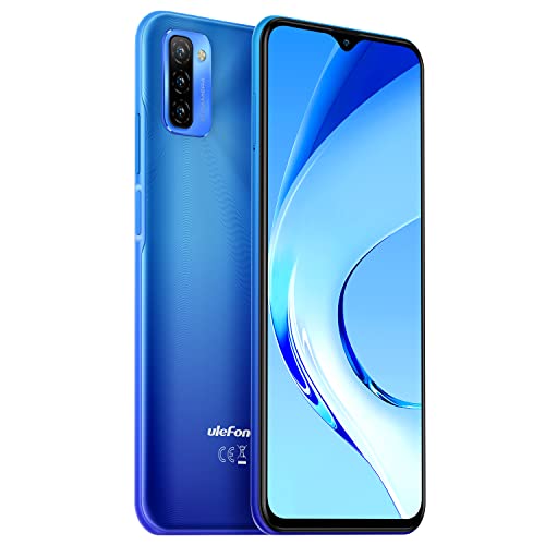 Ulefone Note 12 (2022) Phones Unlocked, 7700Mah 6.82" Hd+ 4Gb+128Gb/128Gb Extension, Android 11, 13Mp+8Mp Camera, 4G Dual Sim Smartphones, Fingerprint & Face Unlock Cell Phones, Us Version - Blue #TOP22